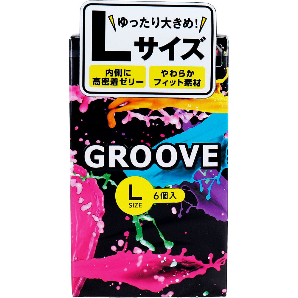 オカモト GROOVE コンドーム Lサイズ 6個入