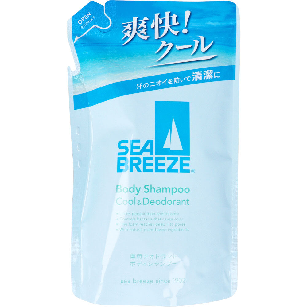 シーブリーズ 薬用デオドラントボディシャンプー クール&デオドラント 詰替用 330mL