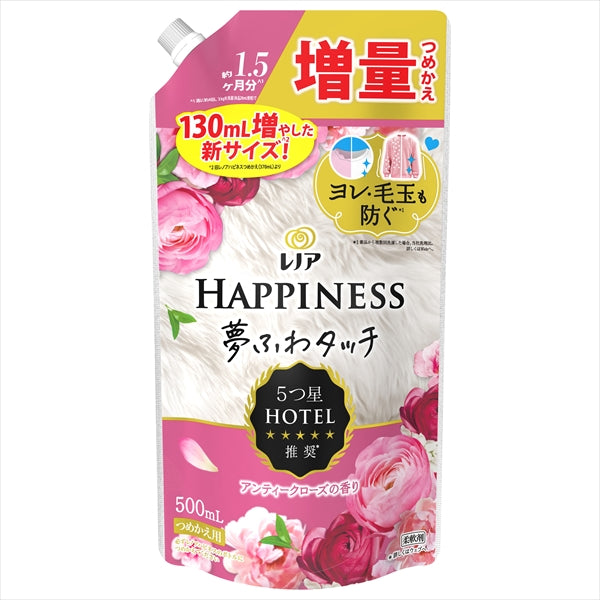 レノアハピネス夢ふわタッチ華やかに香るアンティークローズの香り詰替増量サイズ 【 P&G 】