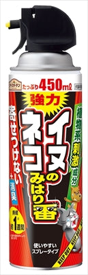 イヌ・ネコのみはり番スプレー450ML 【 アース製薬 】 【 園芸用品・忌避剤 】