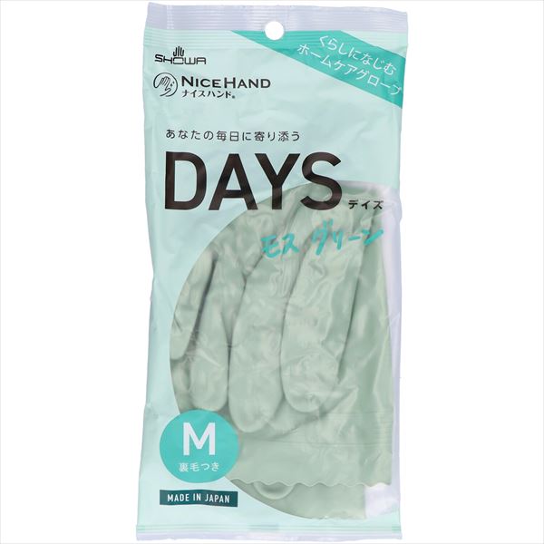 ナイスハンドDAYS M モスグリーン 【 ショーワ 】 【 炊事手袋 】