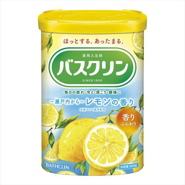 バスクリン レモンの香り 600G 【 バスクリン 】 【 入浴剤 】