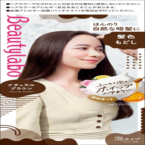 BeautyLabo(ビューティラボ) ホイップヘアカラー 髪色もどし ナチュラルブラウン 【ヘアカラー・黒髪用】