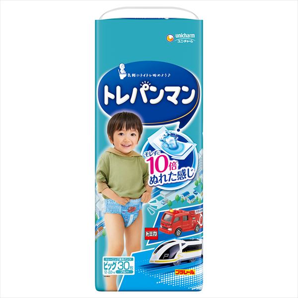 トレパンマンブルービッグ30枚 【 ユニ・チャーム(ユニチャーム) 】 【 オムツ 】