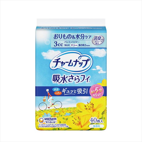 チャームナップ吸水さらフィパンティライナー40枚 【 ユニ・チャーム(ユニチャーム) 】 【 生理用品 】