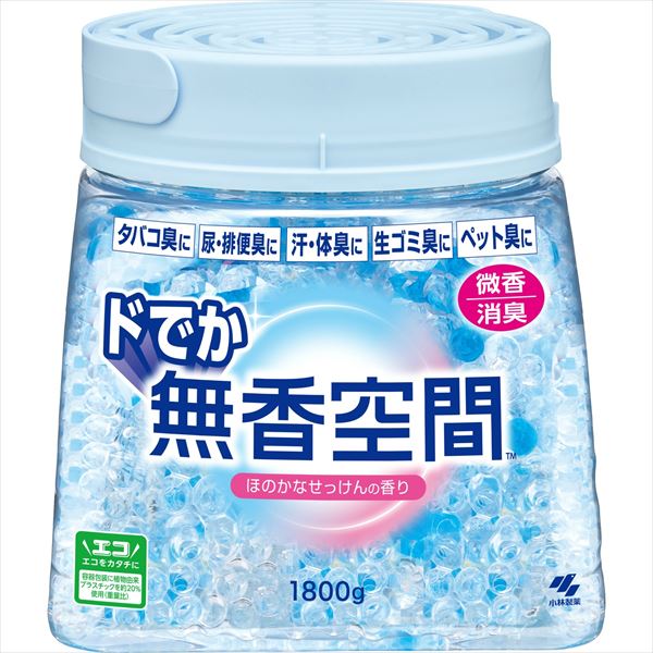 ドでか無香空間ほのかなせっけん 【 小林製薬 】 【 芳香剤・部屋用 】