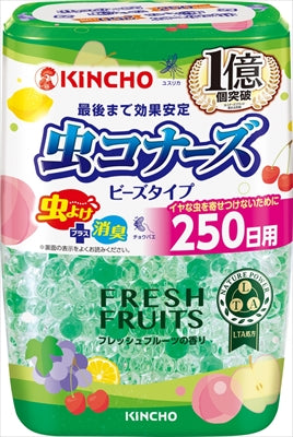 虫コナーズビーズタイプ250日フレッシュフルーツの香り 【大日本除虫菊(金鳥)】 【殺虫剤・虫よけ】
