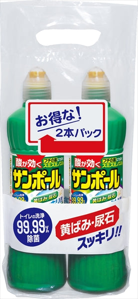サンポールV 500ML 2本パック 【 大日本除虫菊(金鳥) 】 【 住居洗剤・トイレ用 】