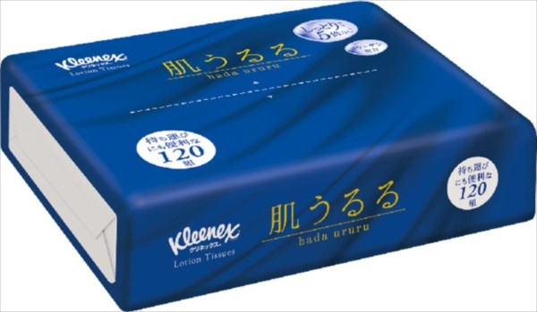 KLXティシューローション肌うるる ソフトパック 120組 【日本製紙クレシア】 【ティッシュ】