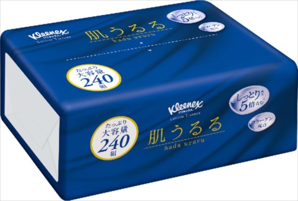 KLXティシューローション肌うるる ソフトパック 240組 【日本製紙クレシア】 【ティッシュ】