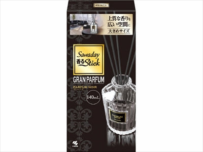 サワデー 香るスティック グランパルファム パルファム・ノアール 140ml 【 小林製薬 】