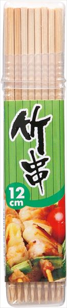 竹串12cmNTポリ容器入 【 やなぎプロダクツ 】 【 割箸・楊枝・竹串 】