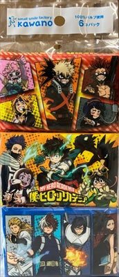 僕のヒーローアカデミアミニポケットティシュ6個 【 河野製紙 】 【 ティッシュ 】
