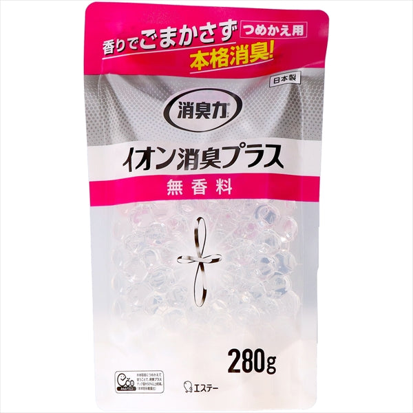 消臭力 クリアビーズ イオン消臭プラス 消臭剤 詰替 無香料 【 エステー 】