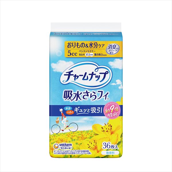 チャームナップ 吸水さらフィ微量用 36枚 【 ユニ・チャーム 】 【 生理用品 】