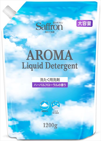 香りサフロン アロマリキッド洗濯用洗剤ハーバルフローラル 【トイレタリージャパン】 【衣料用洗剤】