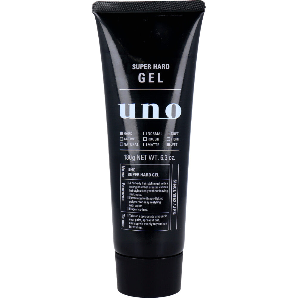 UNO(ウーノ) スーパーハードジェル f 整髪料 180g