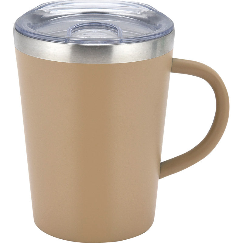 スムゥー 蓋付きマグカップ 350mL ブラウン LB-6814