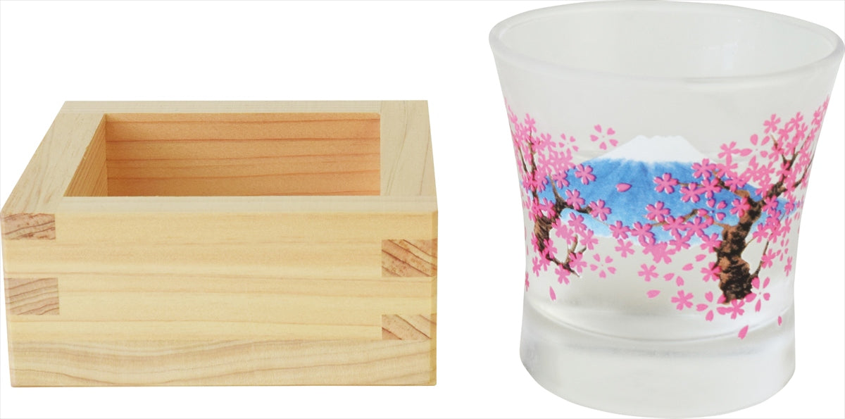 冷感枡酒グラス富士桜 AM-SYO-13