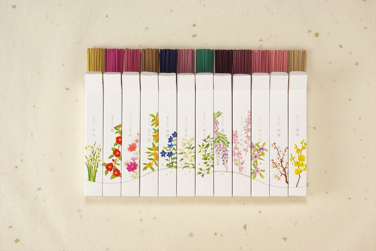 名香 月の花 桐箱 12種入 I13500912