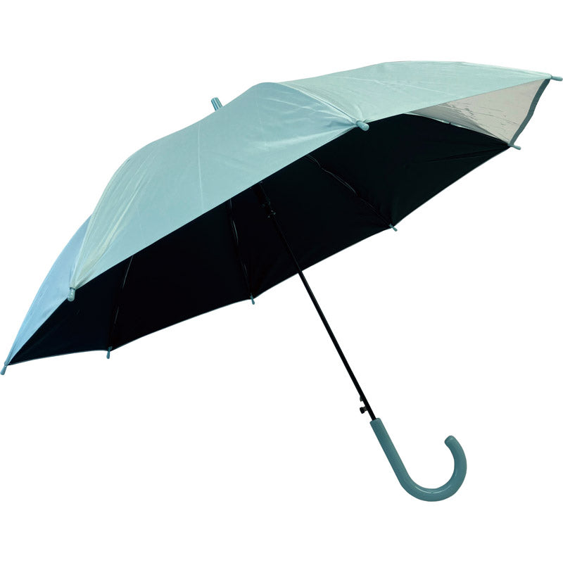 子供ジャンプ傘55cm 晴雨兼用 耐風 遮光 ブルー 90251022