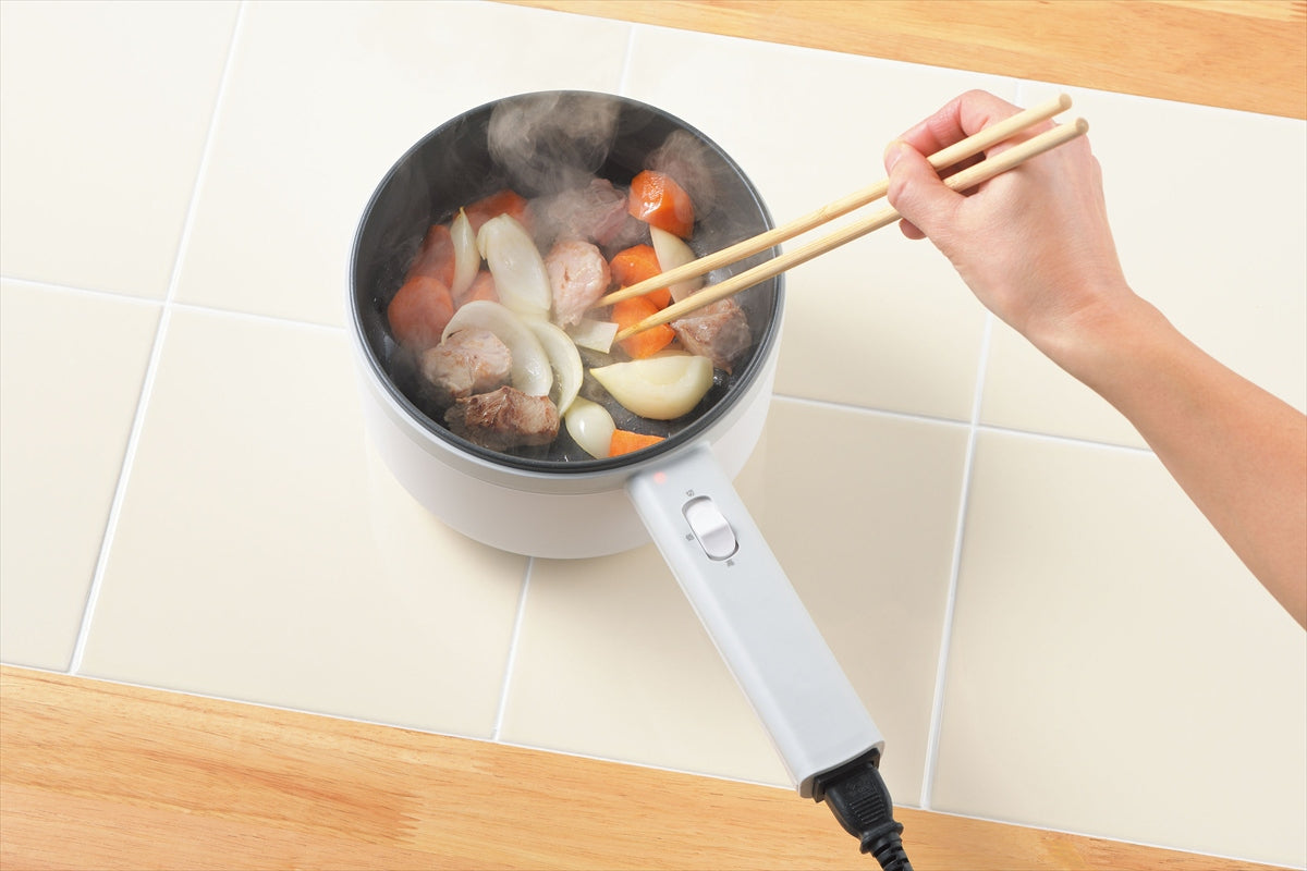 エレットモノ 蒸し器兼用電気片手鍋18cm ET-113