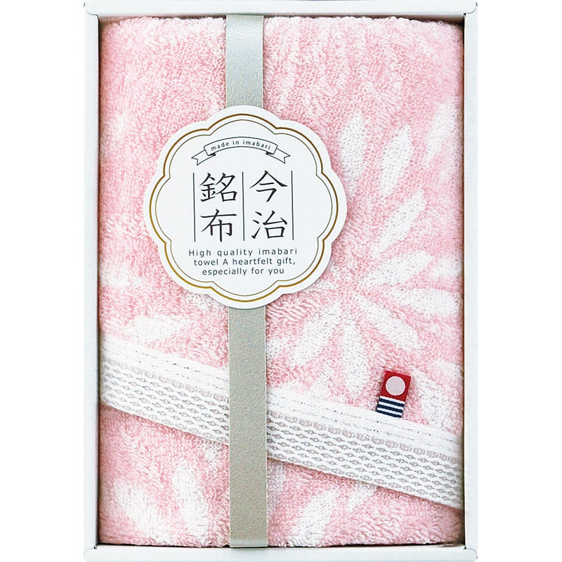 今治銘布 花衣 フェイスタオル1P ピンク 22743-02410-104