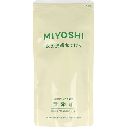 無添加 泡の洗顔せっけん 詰替用 180mL