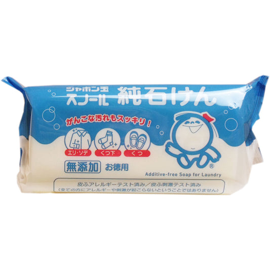 シャボン玉 スノール純石けん 無添加 お徳用 １８０ｇ