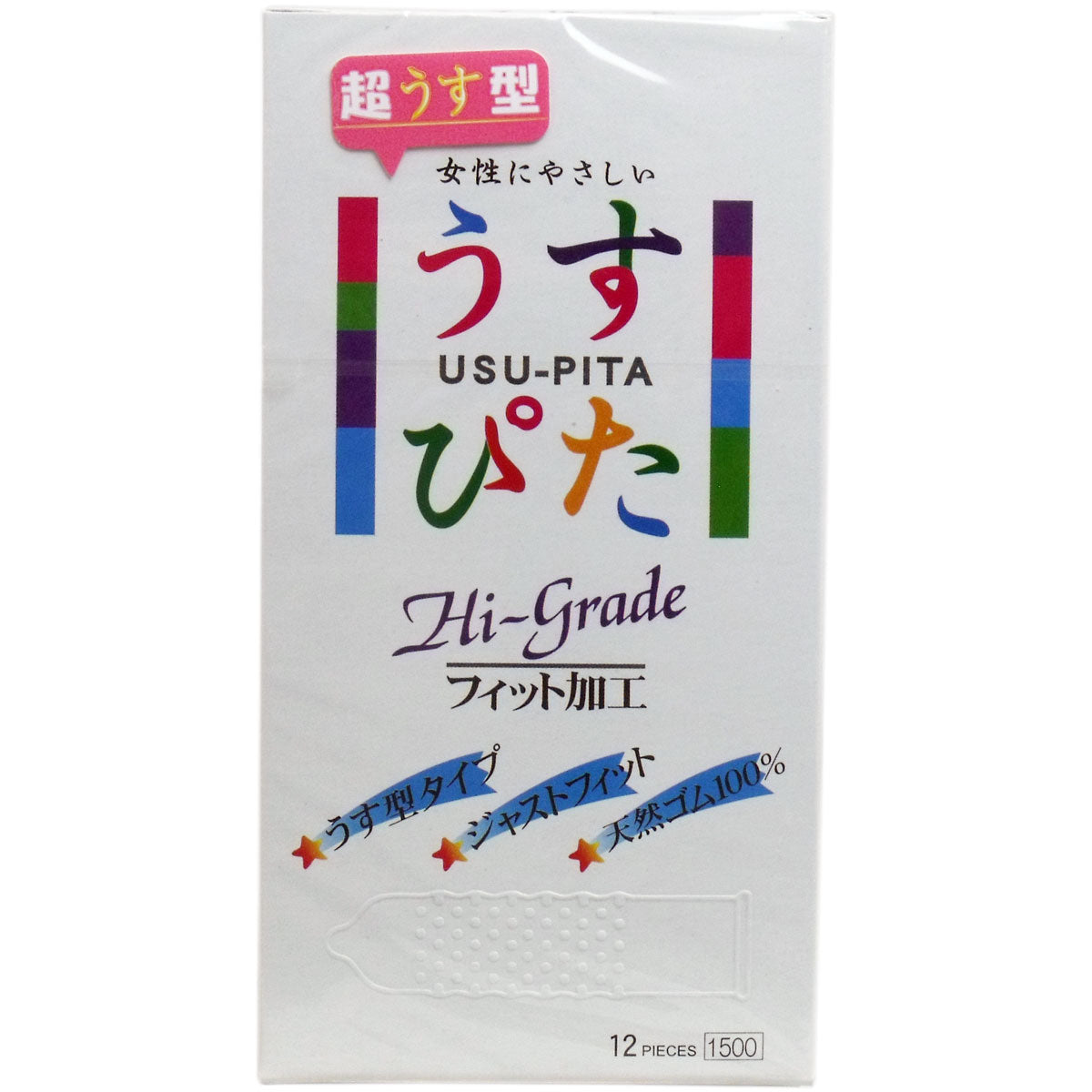 うすぴた コンドーム ハイグレード ドットウェーブ １２個入