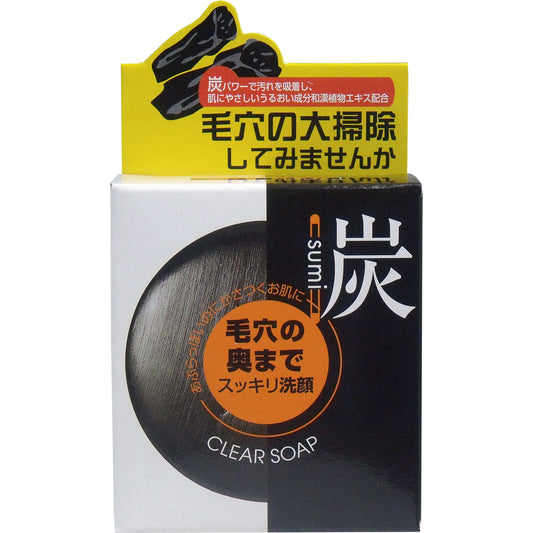 ユゼ　炭透明石けん　無香料・無着色　１００ｇ