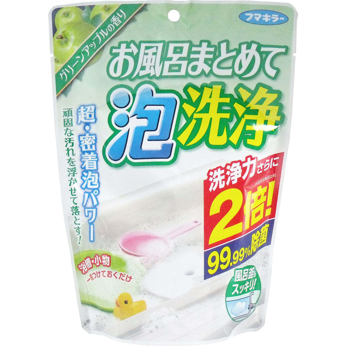 フマキラー　お風呂まとめて泡洗浄　グリーンアップルの香り　２３０ｇ