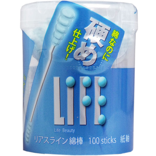 ライフ リアスライン綿棒 １００本入