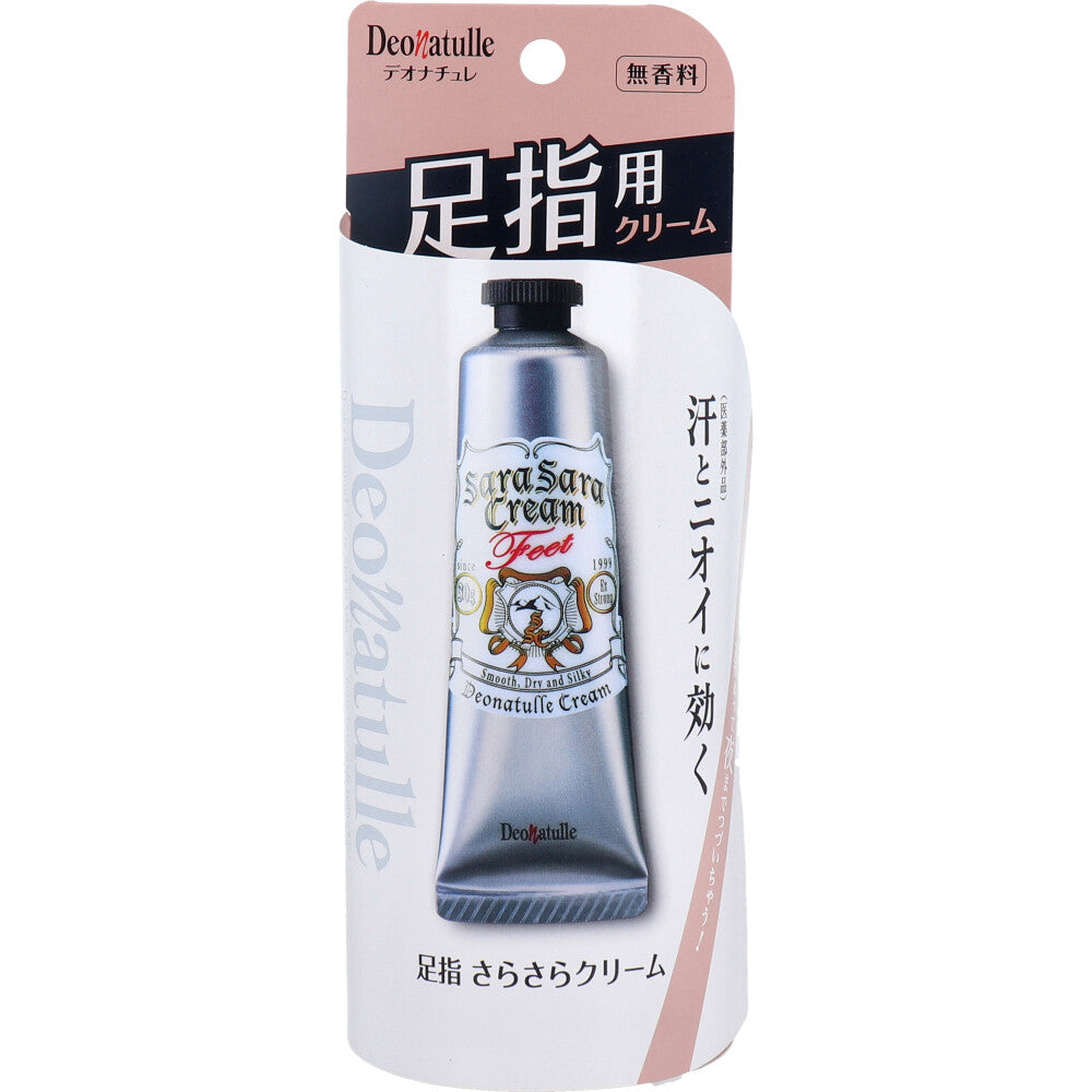 薬用 デオナチュレ 足指さらさらクリーム 無香料 30g　　　　　