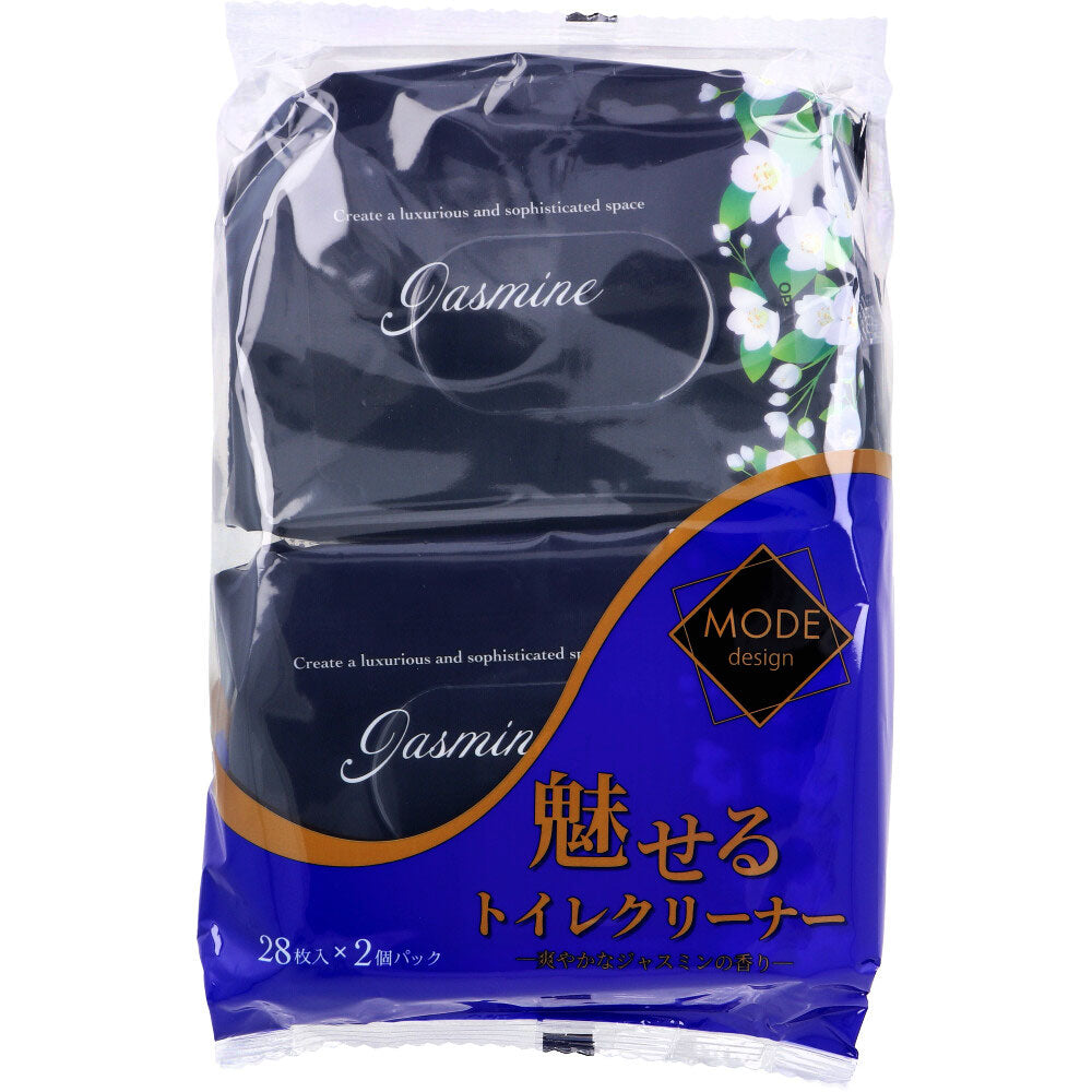 魅せるトイレクリーナー ジャスミンの香り 28枚入×2個パック×30個【ケース販売】