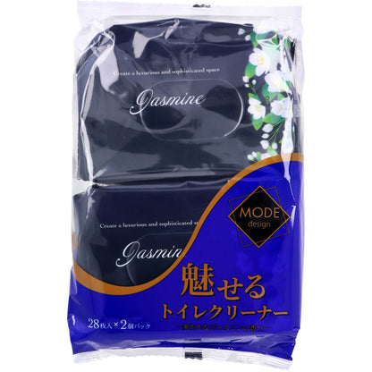 魅せるトイレクリーナー ジャスミンの香り 28枚入×2個パック×30個【ケース販売】