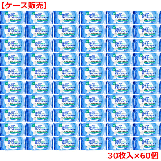 流せるトイレクリーナー せっけんの香り 30枚入×60個【ケース販売】