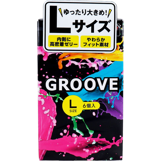 オカモト GROOVE コンドーム Lサイズ 6個入