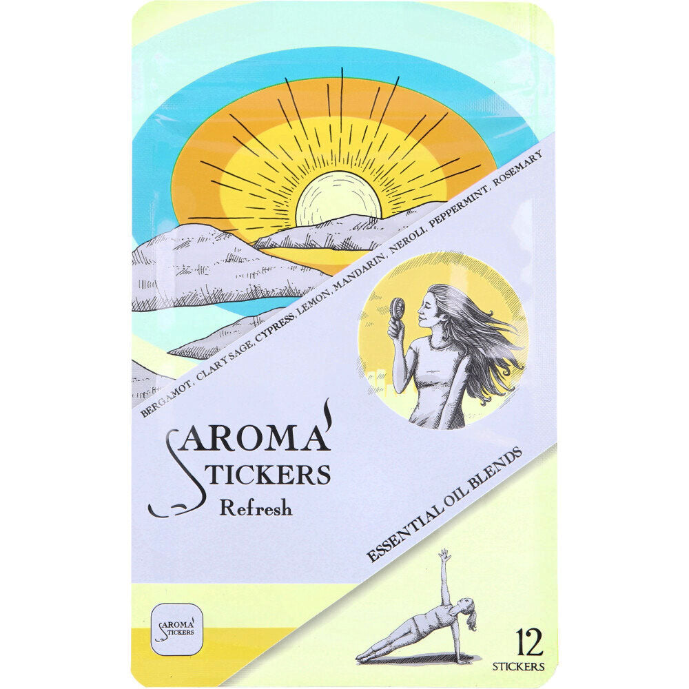 AROMA STICKERS(アロマスティッカーズ) リフレッシュ 12枚入
