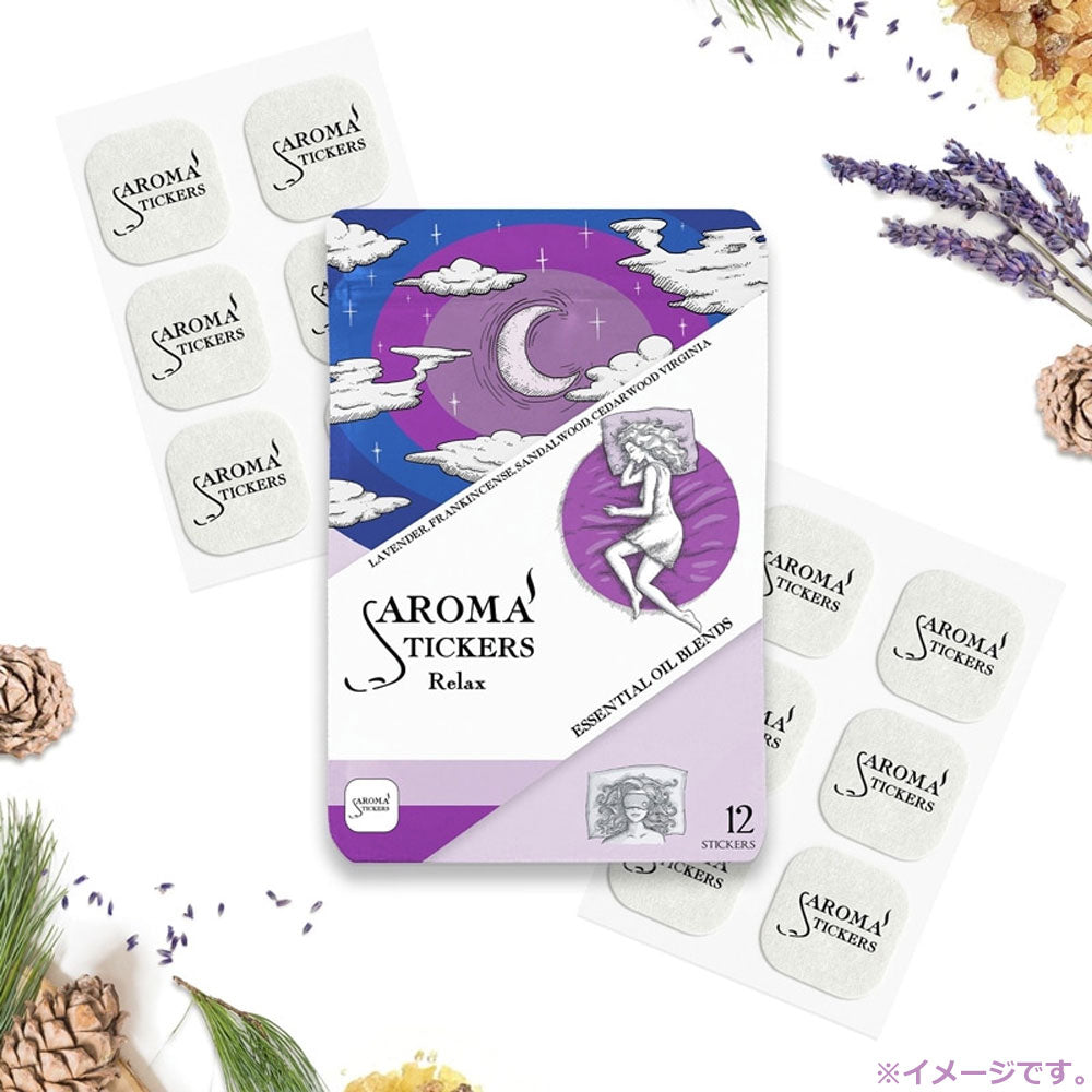 AROMA STICKERS(アロマスティッカーズ) リラックス 12枚入