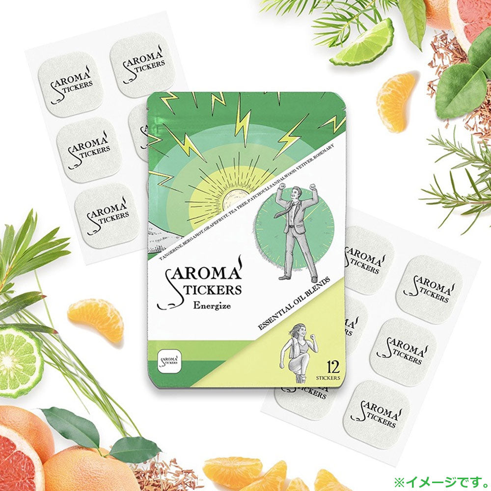AROMA STICKERS(アロマスティッカーズ) エナジャイズ 12枚入