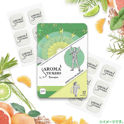 AROMA STICKERS(アロマスティッカーズ) エナジャイズ 12枚入