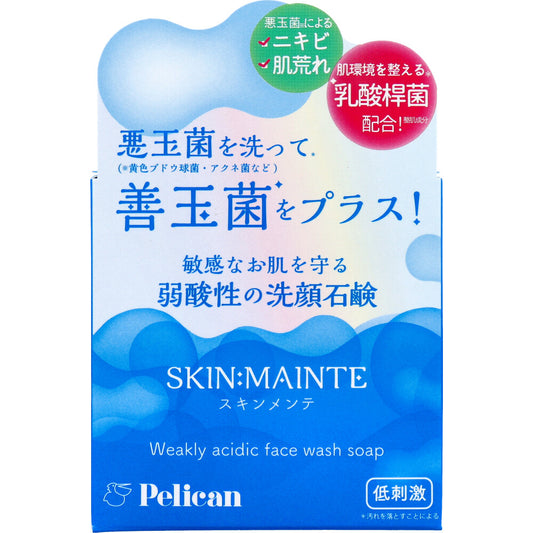 スキンメンテ 洗顔石鹸 チェリーブロッサムの香り 80g