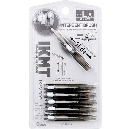 IKEMOTO(イケモト) 歯間ブラシ Lサイズ IKT-7410 6本入