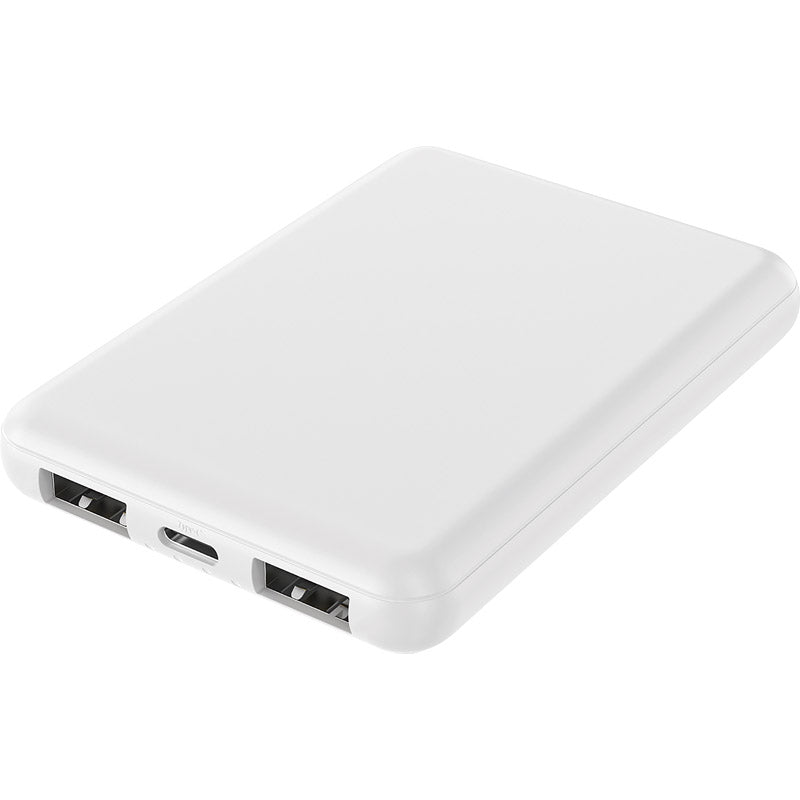 Type－C 入出力対応モバイルバッテリー 5000mAh ホワイト HD4-MBTC5000