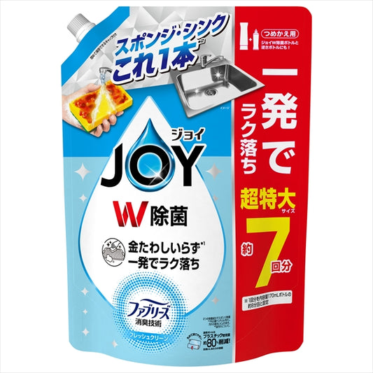 除菌ジョイコンパクトＷ消臭　フレッシュクリーン　超特大 【 Ｐ＆Ｇ 】 【 食器用洗剤 】