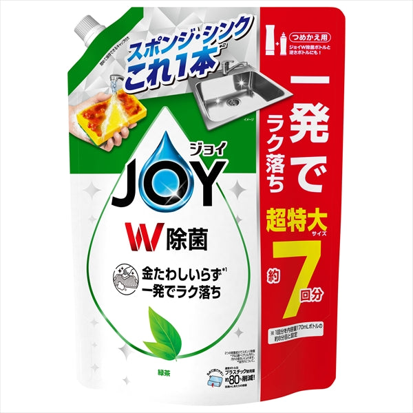 除菌ジョイコンパクト　緑茶の香り　超特大 【 Ｐ＆Ｇ 】 【 食器用洗剤 】