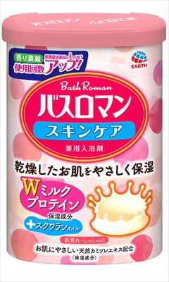 バスロマン　スキンケア　Ｗミルクプロテイン 【 アース製薬 】 【 入浴剤 】