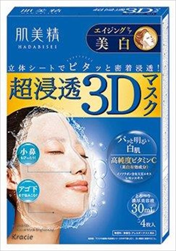 肌美精　超浸透3Dマスク　エイジングケア（美白）【医薬部外品】 【クラシエ】 【 シートマスク 】