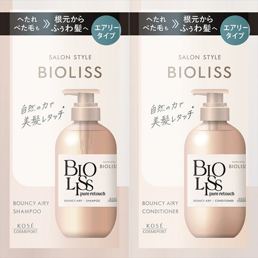 SS　ビオリス　ピュアレタッチ　ぺたふぅわ　シャンプー＆ヘアコンディショナー　トライアルセット